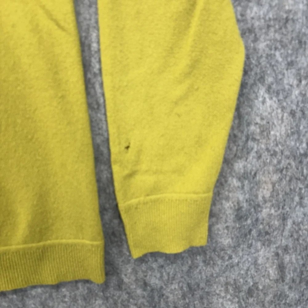 Theory Haider 100% Cashmere Sweater Men's Small Green Soft Luxury Preppy Knit